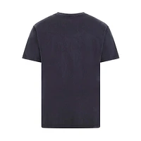 Embroidered Artwork Washed T-Shirt