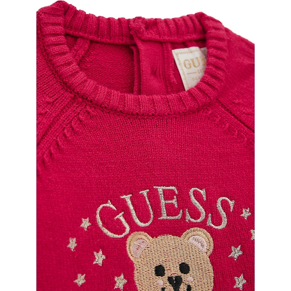 Baby Girl's 2-Piece Sweater-Knit Pullover & Pants Set