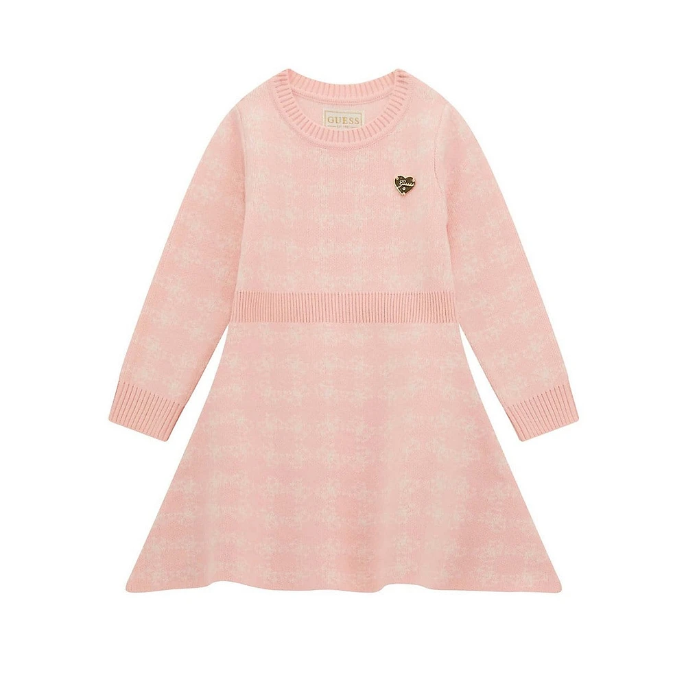 Little Girl's A-Line Sweater Dress