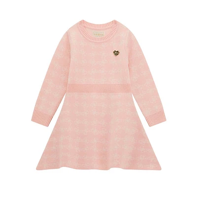 Little Girl's A-Line Sweater Dress