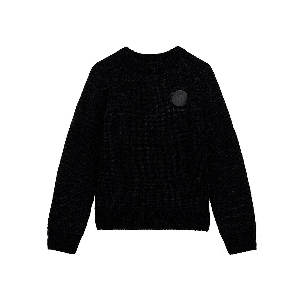 Bjoy's G Logo-Patch Soft Chenille Sweater