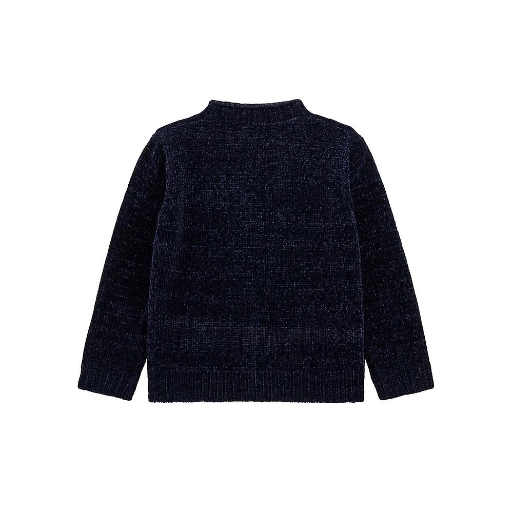 Little Kid's Chenille Cardigan