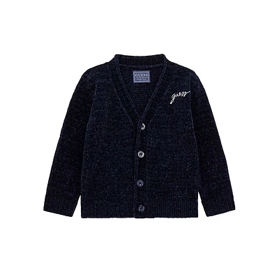 Little Kid's Chenille Cardigan