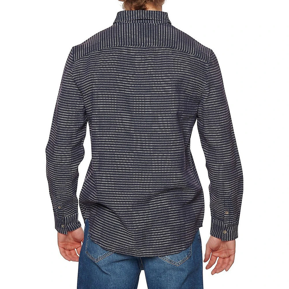 Ethno Printed Utility Shirt