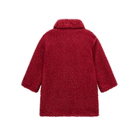 Little Girl's Lurex Faux-Shearling Padded Coat