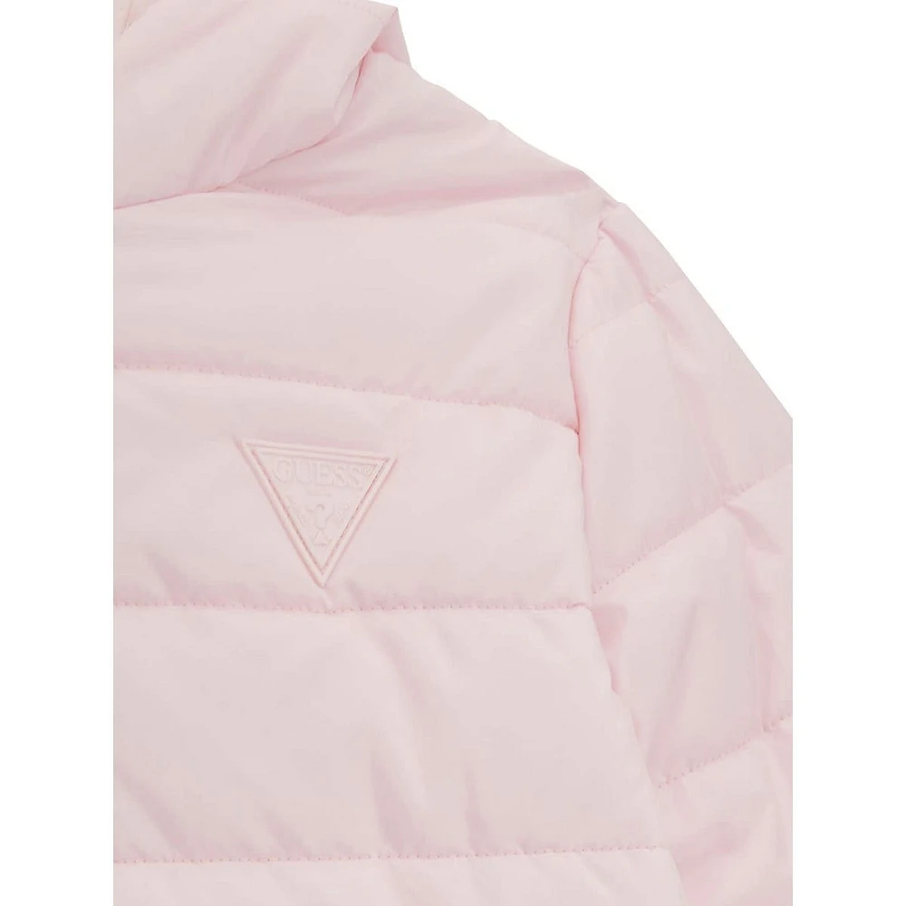 Kid's Hooded Padded Puffer Jacket