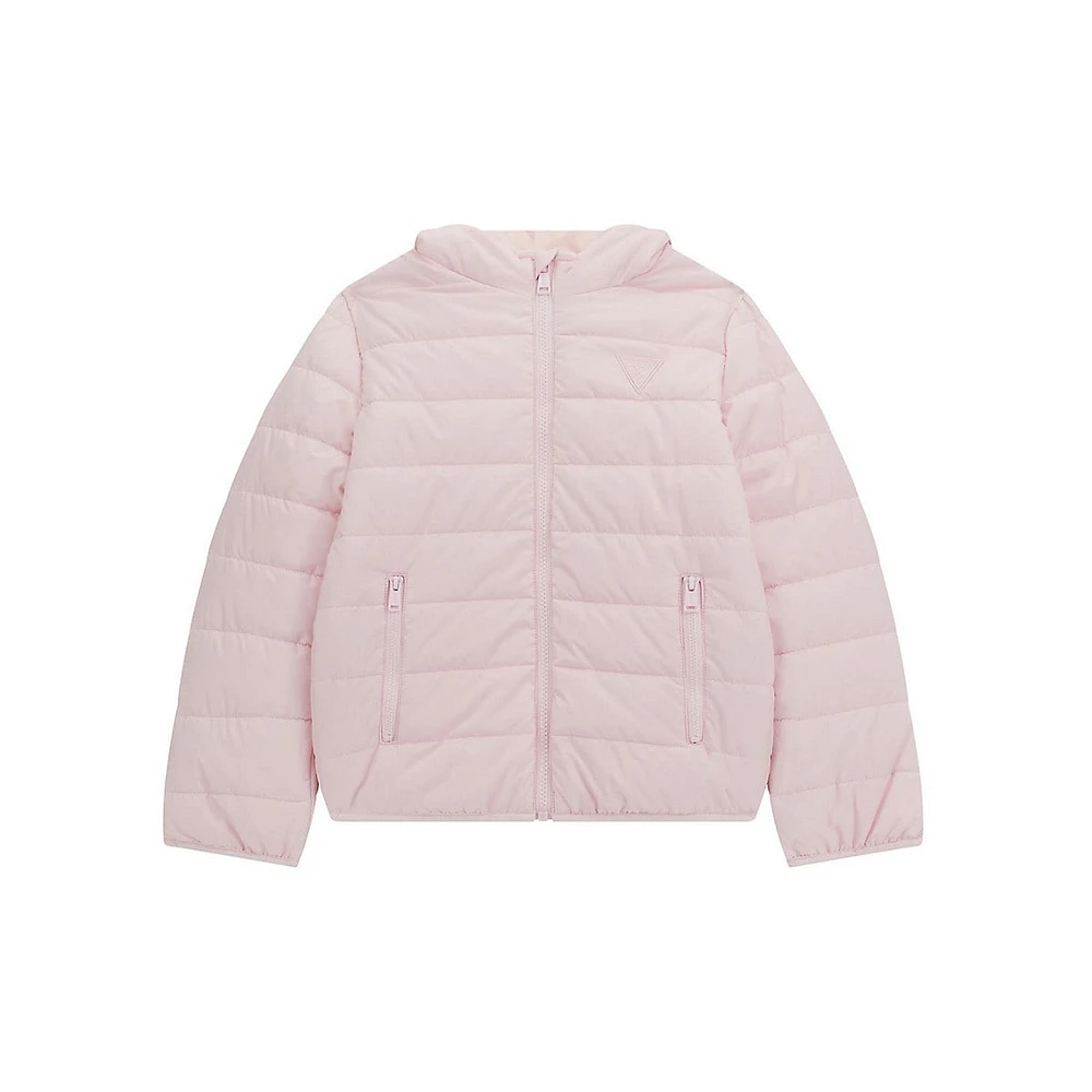 Kid's Hooded Padded Puffer Jacket