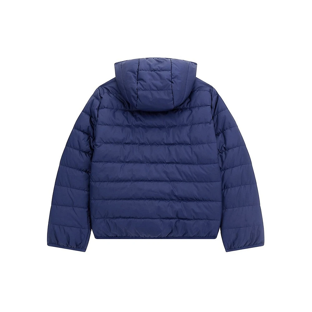 Kid's Hooded Padded Puffer Jacket