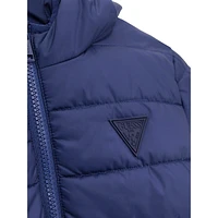 Kid's Hooded Padded Puffer Jacket