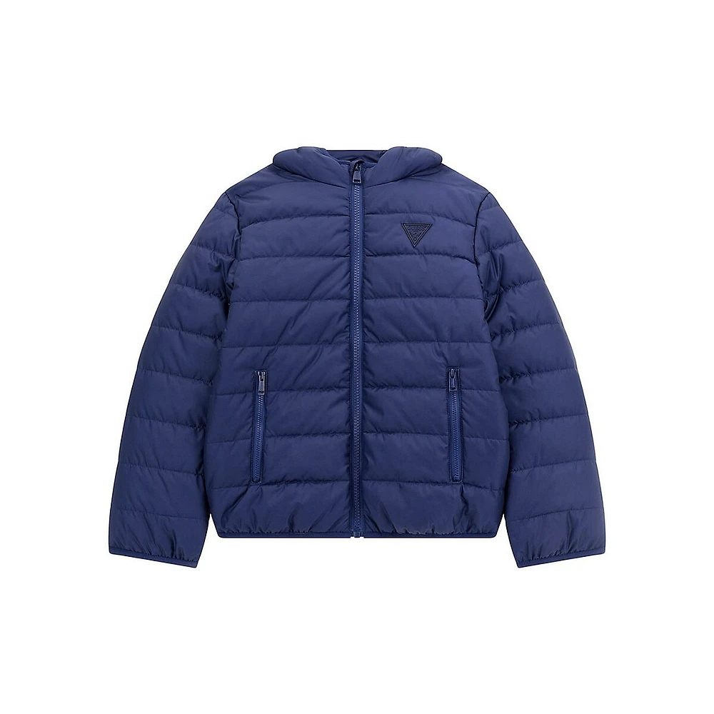 Kid's Hooded Padded Puffer Jacket