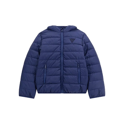 Kid's Hooded Padded Puffer Jacket