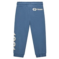 Little Boy's Organic Cotton French Terry Colourblocked Joggers