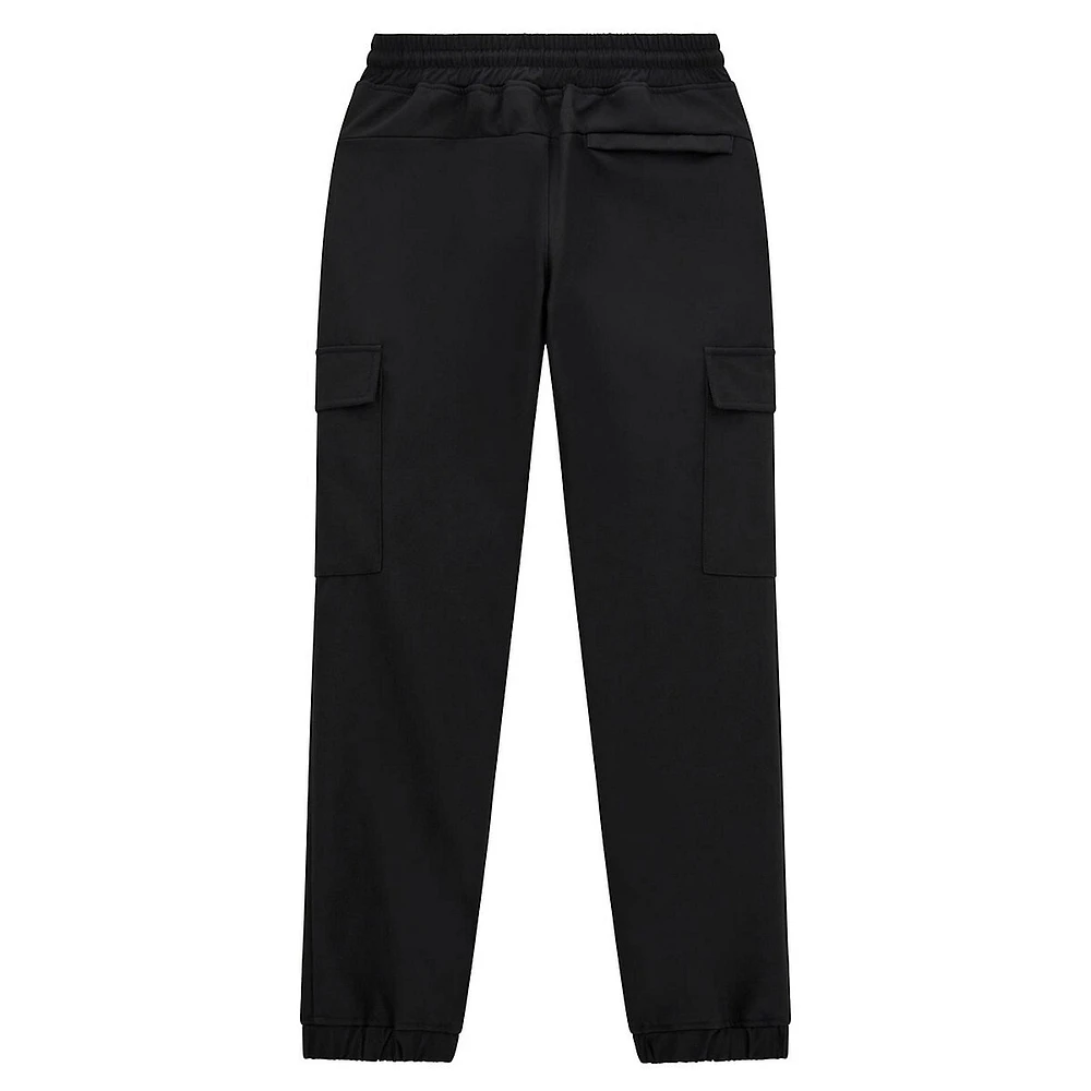 Boy's Soft Shell Drawstring Cargo Pants