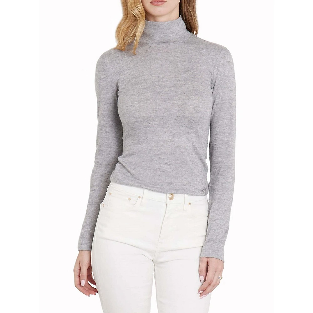 Long-Sleeve Anita Turtleneck Top