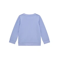 Sweat-shirt en coton biologique avec logo aluminium pour petit enfant