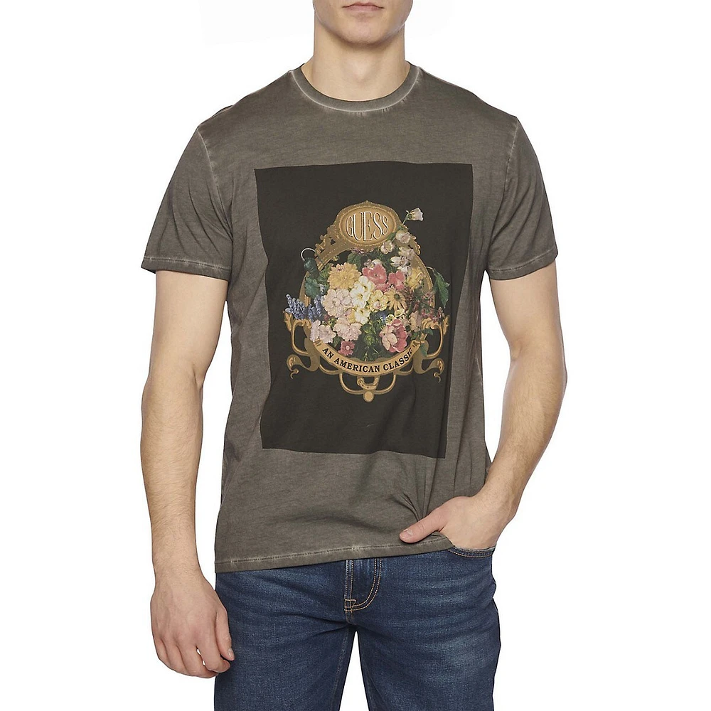 Still Life Floral Organic Cotton T-Shirt