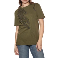 Crystal Panther Organic Cotton T-Shirt