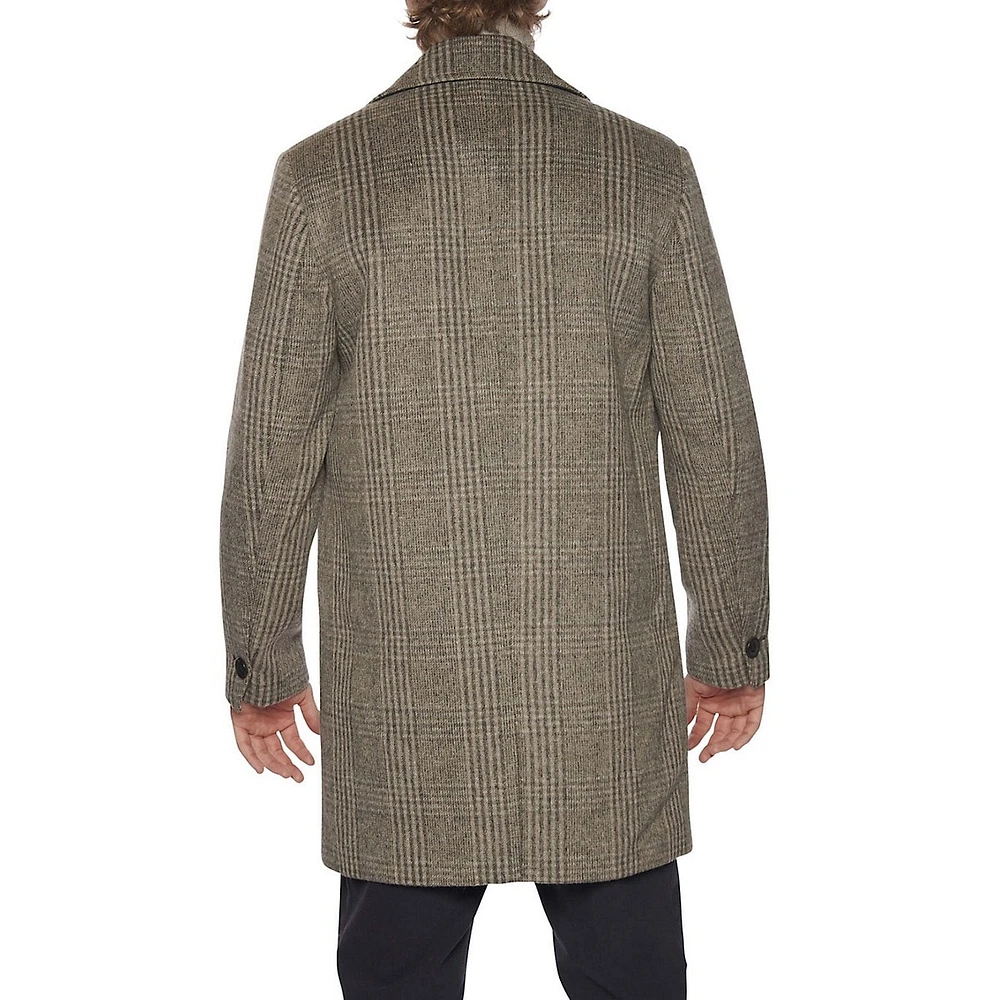 Darin Wool Plaid Coat