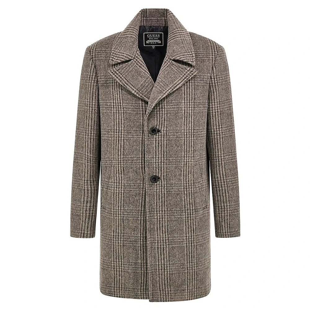 Darin Wool Plaid Coat