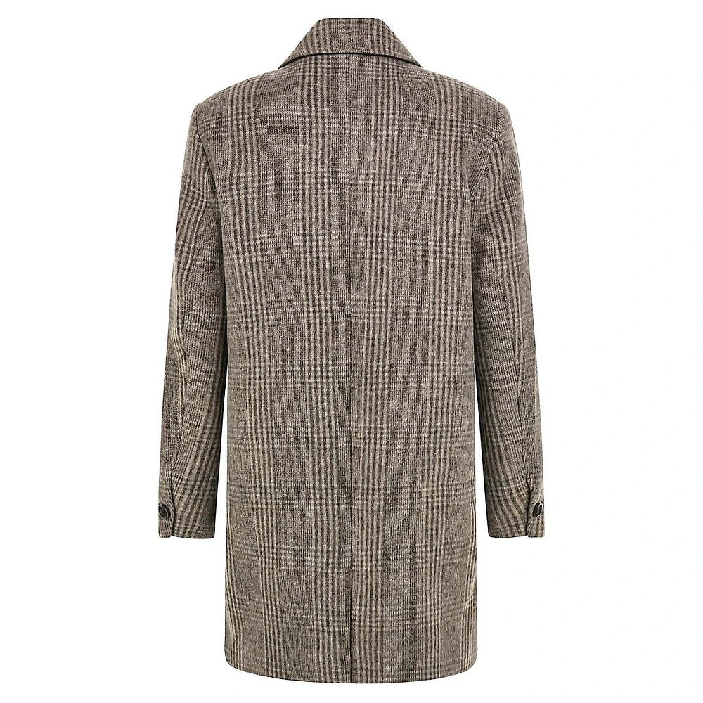 Darin Wool Plaid Coat