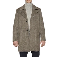 Darin Wool Plaid Coat