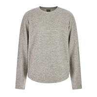 Hudson Linear Texture Crewneck Sweater