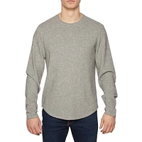 Hudson Linear Texture Crewneck Sweater