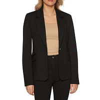 Lena Fitted Single-Breasted Blazer