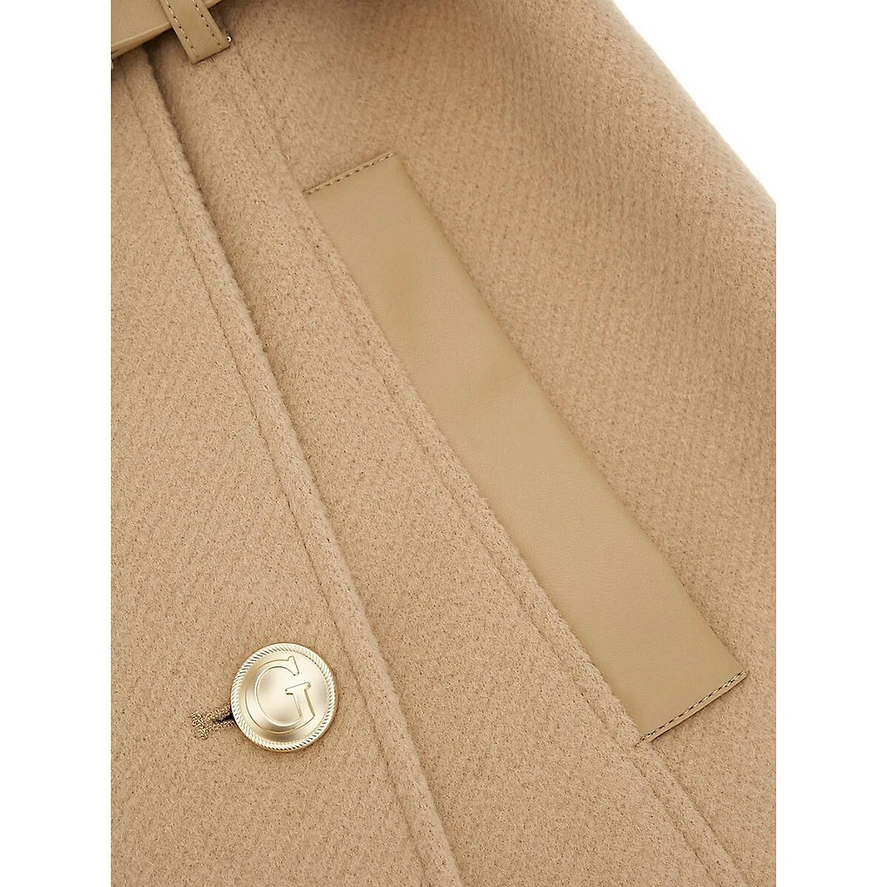 Amelia Double-Breasted Belt Coat