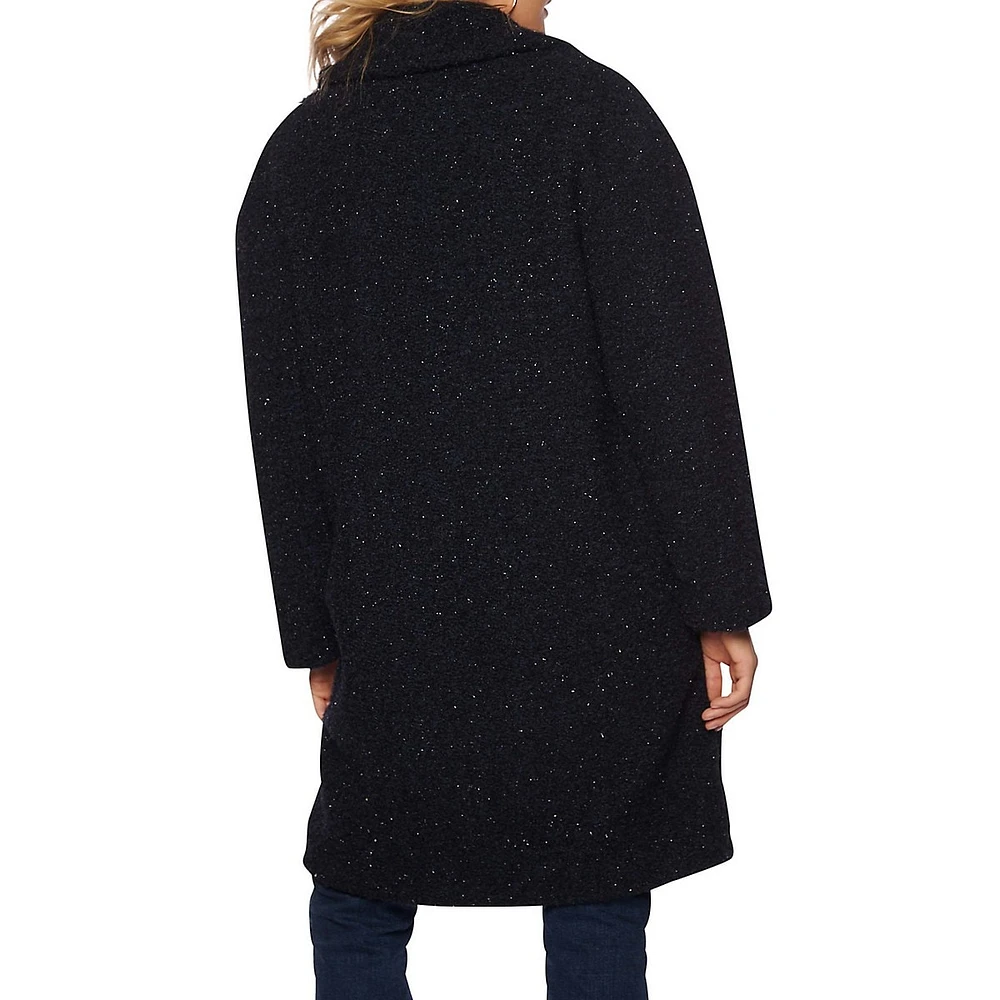 Bernice Lurex Faux Shearling Coat