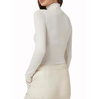 Long-Sleeve Anita Turtleneck Top