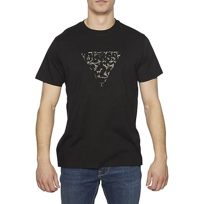 T-shirt coupe classique avec logo triangulaire