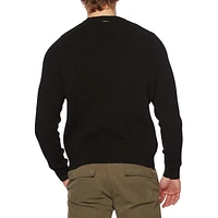 Evander Crewneck Cable Sweater