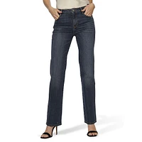 Sexy Straight Mid Rise Jeans