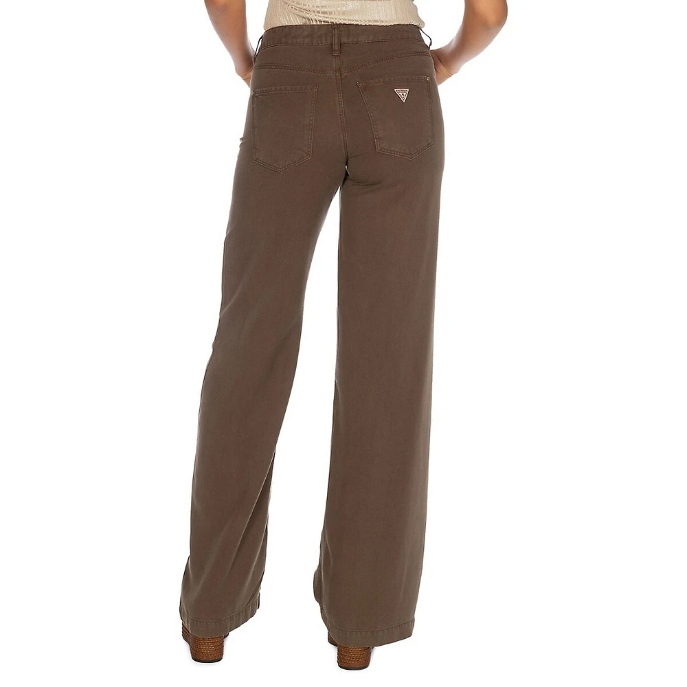 Eco Mid-Rrise Tencel Palazzo Pants