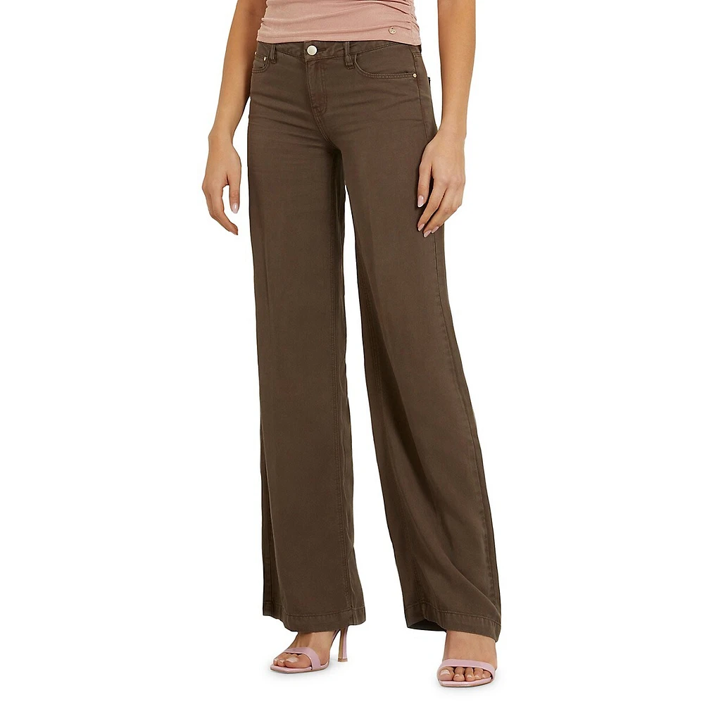 Eco Mid-Rrise Tencel Palazzo Pants