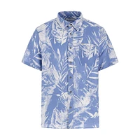 Collin Linen-Blend Inside Printed Shirt