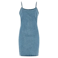 Ron Mini Denim Slip Dress