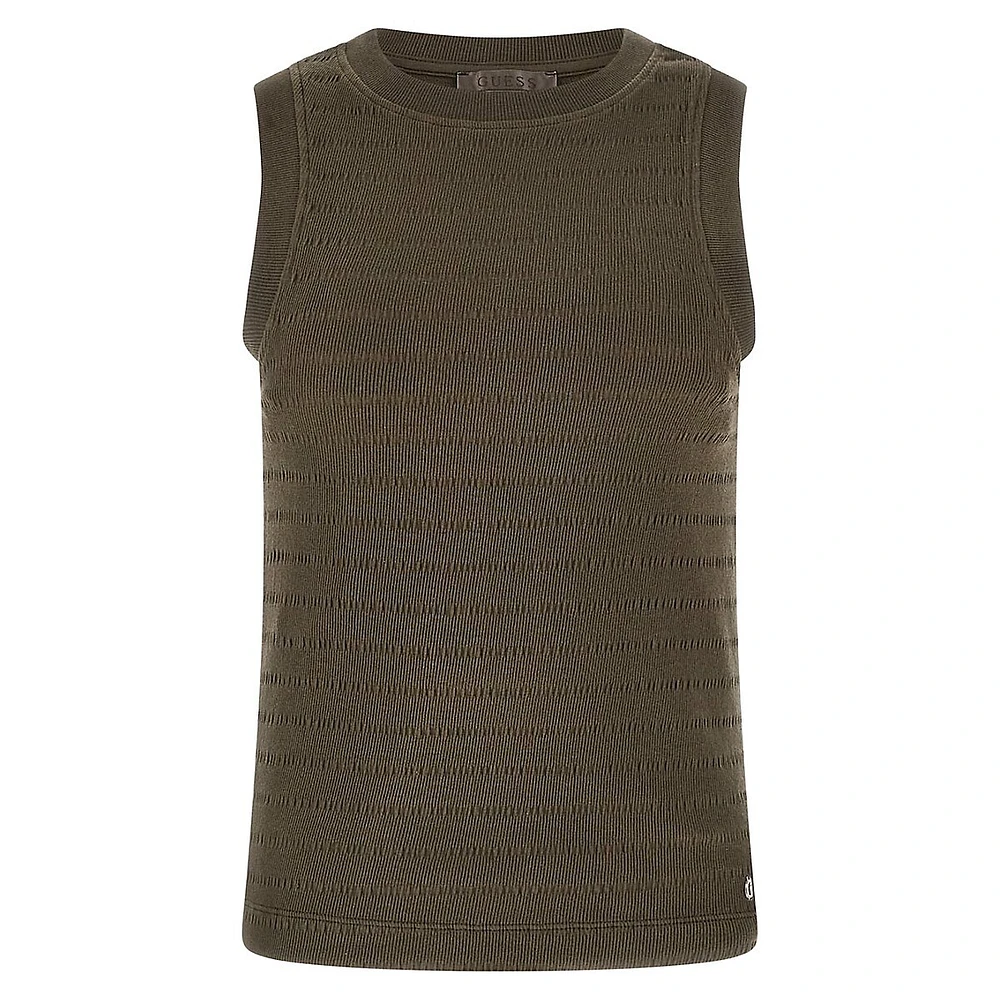 Sleeveless Denisa Striped Top