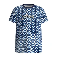 Little Boy's Organic Cotton Geometric-Print Logo T-Shirt