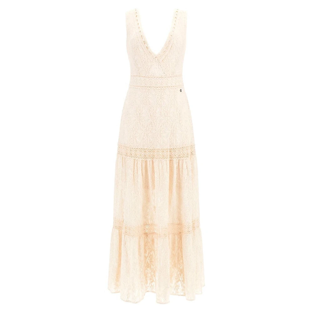 Sleeveless Lace Long Clio Dress