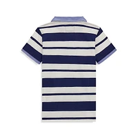 Boy's Yarn-Dyed Polo Shirt