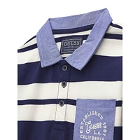 Boy's Yarn-Dyed Polo Shirt