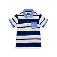 Little Boy's Yarn-Dyed Polo Shirt
