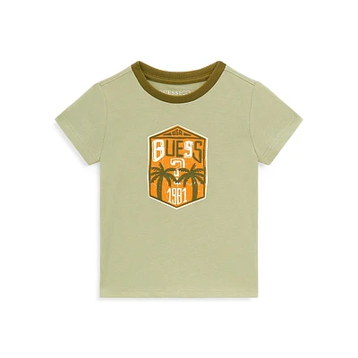 Little Kid's Puff-Print Palms Logo T-Shirt