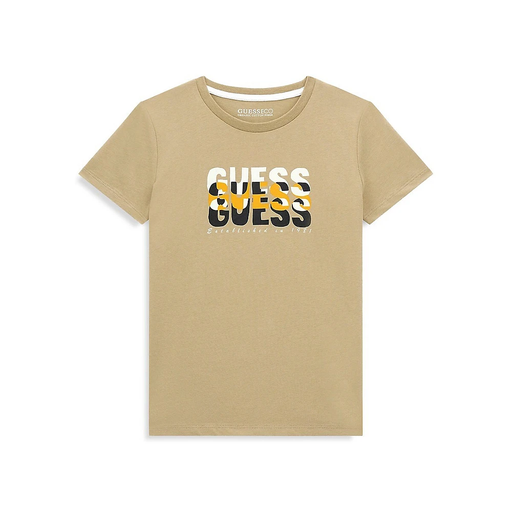 Boy's Layered-Logo T-Shirt