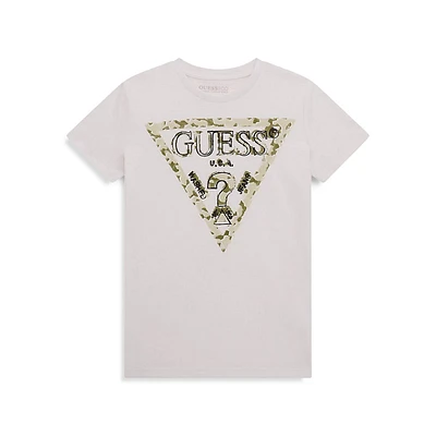 Boy's Camo-Logo Graphic T-Shirt