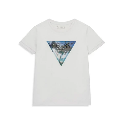 Boy's Triangle Palm Logo T-Shirt