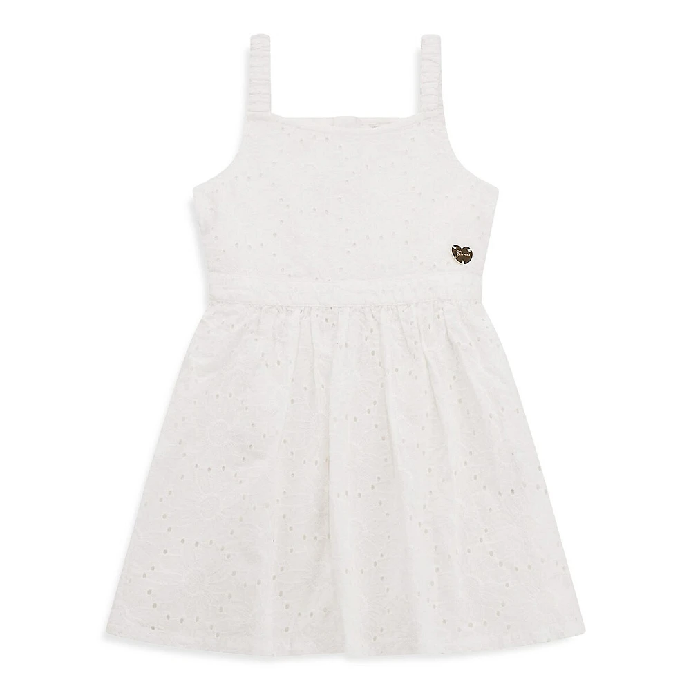 Girl's Sangallo Eyelet Dress