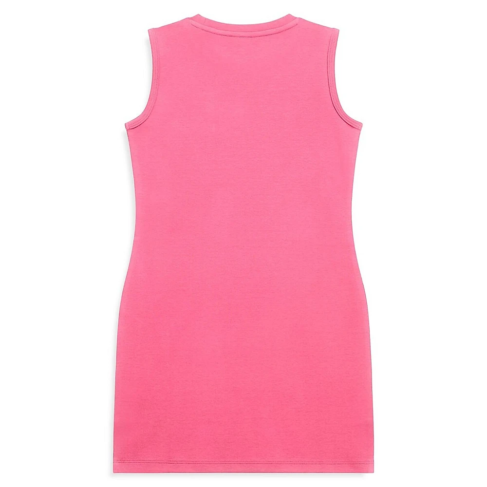 Girl's Logo-Graphic Tank Dress